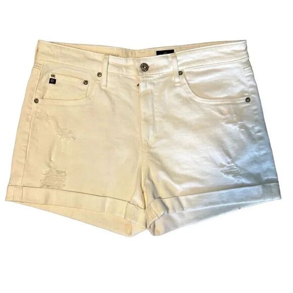 Adriano Goldschmied Haley X boyfriend roll up shorts size 30 - Picture 1 of 3
